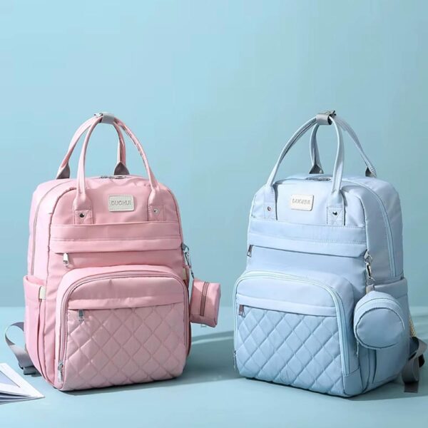 Pañalera Mochila Donna 223 Rosado Creciendo Juntos mochilas