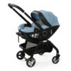 Coche Kidilo Snap & Go con Porta bebé S366 Negro/Celeste Creciendo Juntos
