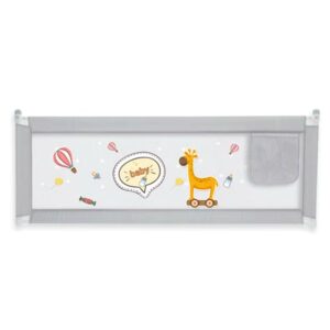 Baranda de Seguridad Apertura Deslizable 175cm x 63cm Jirafa Gris Creciendo Juntos