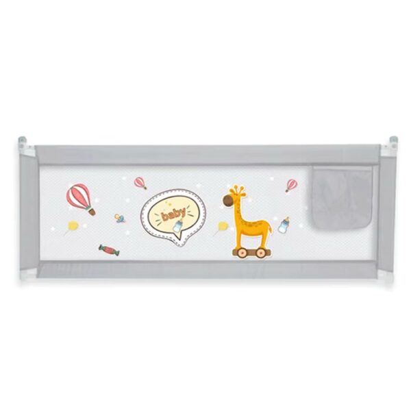 Baranda de Seguridad Apertura Deslizable 175cm x 63cm Jirafa Gris Creciendo Juntos