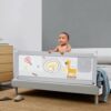 Baranda de Seguridad Apertura Deslizable 175cm x 63cm Jirafa Gris Creciendo Juntos uso