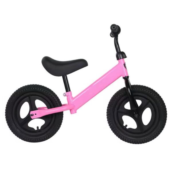 Bicicleta de Equilibrio Rosa 2 años+ Prime vista lado