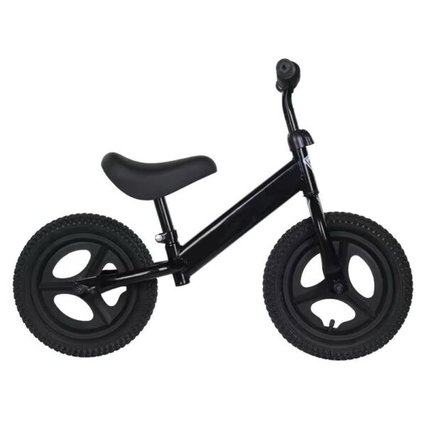 Bicicleta de Equilibrio Negro 2 años+ Prime vista lateral