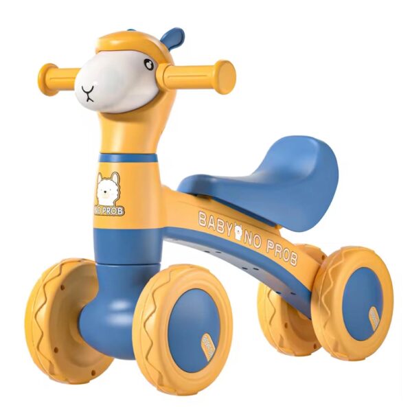 Triciclo para bebés de Oveja Amarillo/Azul 1 año+ Prime solo