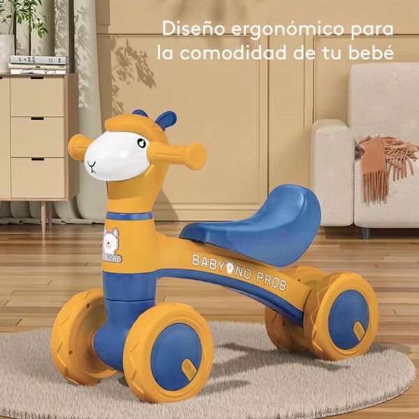 Triciclo para bebés de Oveja Amarillo/Azul 1 año+ Prime diseño