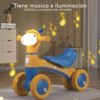 Triciclo para bebés de Oveja Amarillo/Azul 1 año+ Prime iluminación