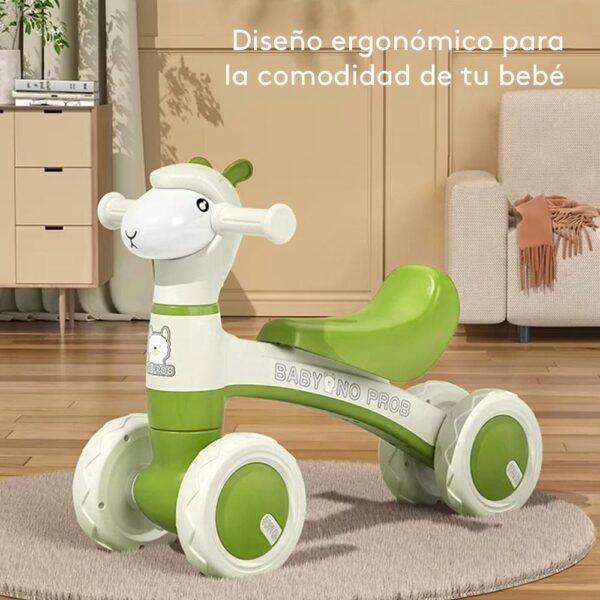 Triciclo para bebés de Oveja Verde/Blanco 1 año+ Prime diseño