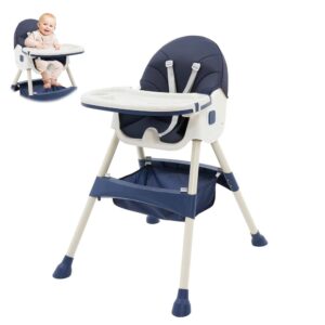 Silla De Comer Freya Azul Úpale