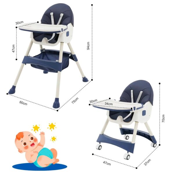 Silla De Comer Freya Rosa Úpale medidas