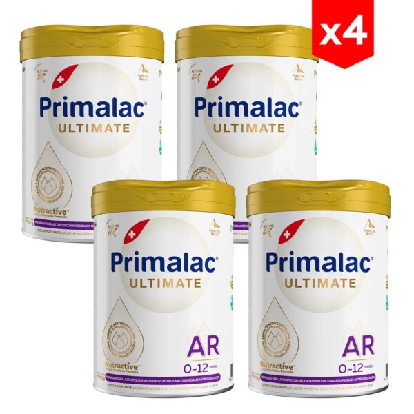 Fórmula Primalac Ultimate AR 0-12 m 400g paquete x4