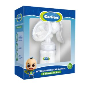 Extractor de Leche Manual + Biberón de 6onz