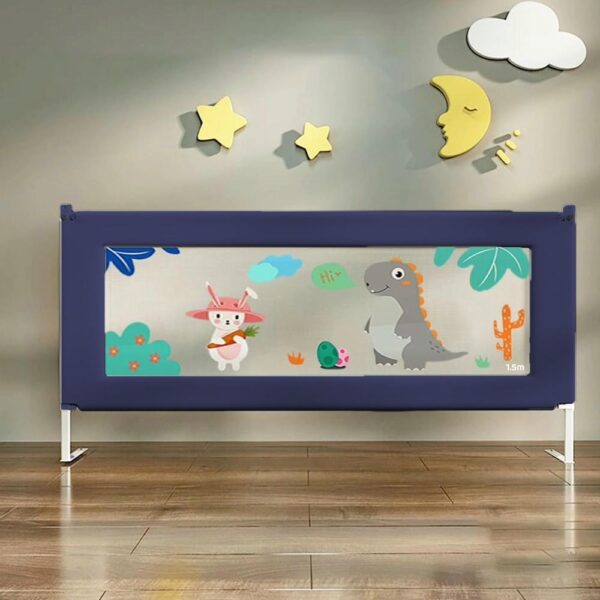 Baranda de Camas Conejo/Dino Gris 195cm x 65cm Prime uso