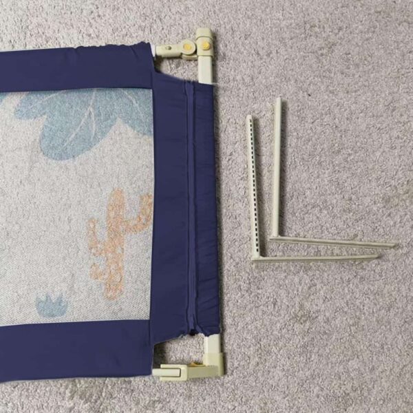 Baranda de Camas Conejo/Dino Gris 195cm x 65cm Prime ganchos