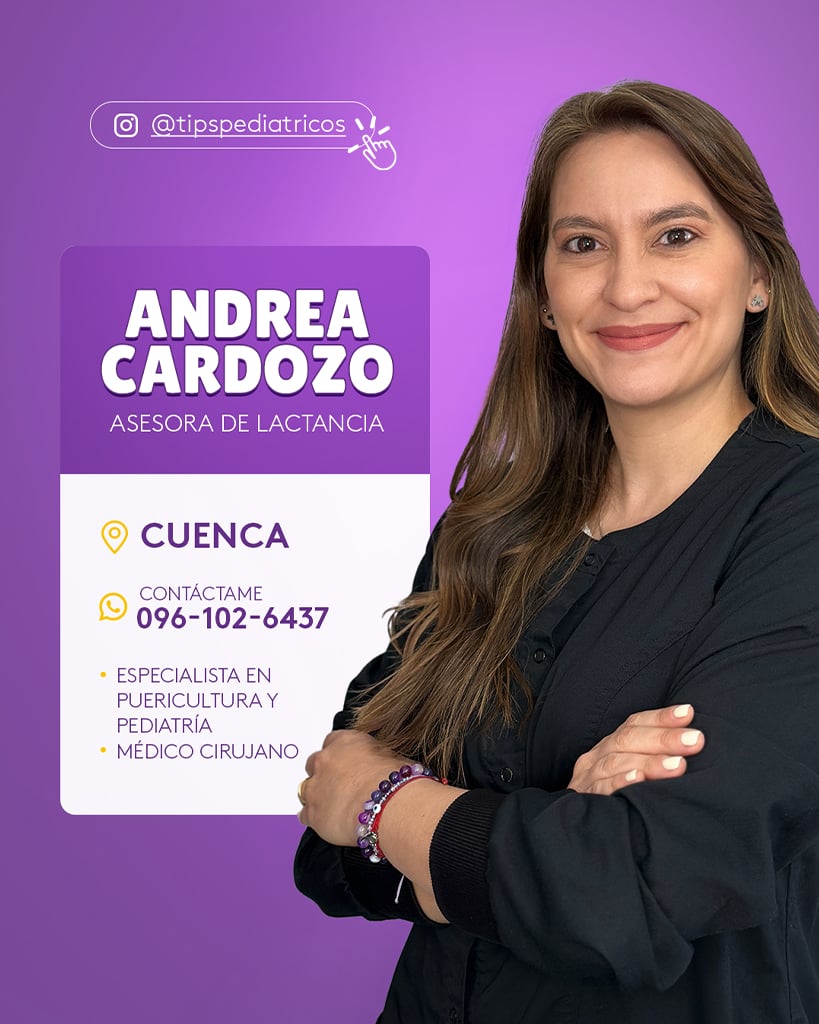 Andrea Cardozo asesora de lactancia