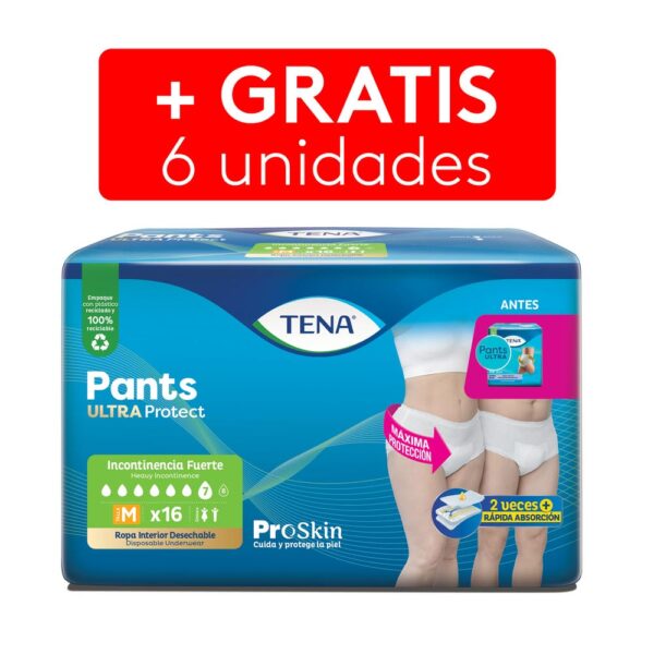 Pañal Tena Pants Ultra M Pack x 16 Precio Especial nueva imagen 6 unidades