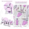 Silla De Comer para bebé Noah Multifunción Lila Creciendo Juntos cinturón