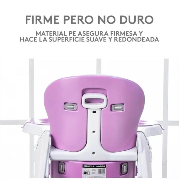 Silla De Comer para bebé Noah Multifunción Lila Creciendo Juntos firme