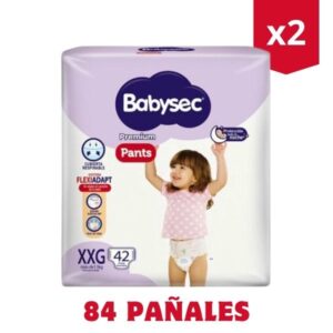 Pañal Babysec Pants Premium XXG x 84 unidades
