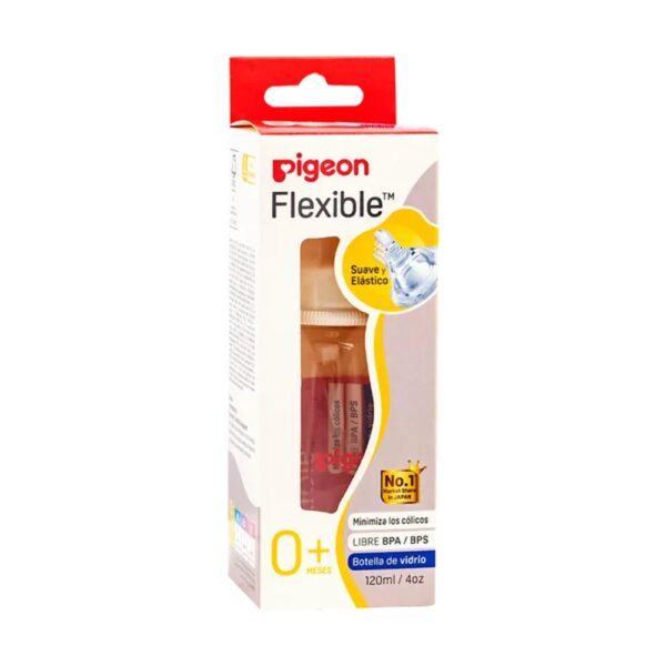 Biberon Pigeon 4 Oz Vid T-S Boca Blanca