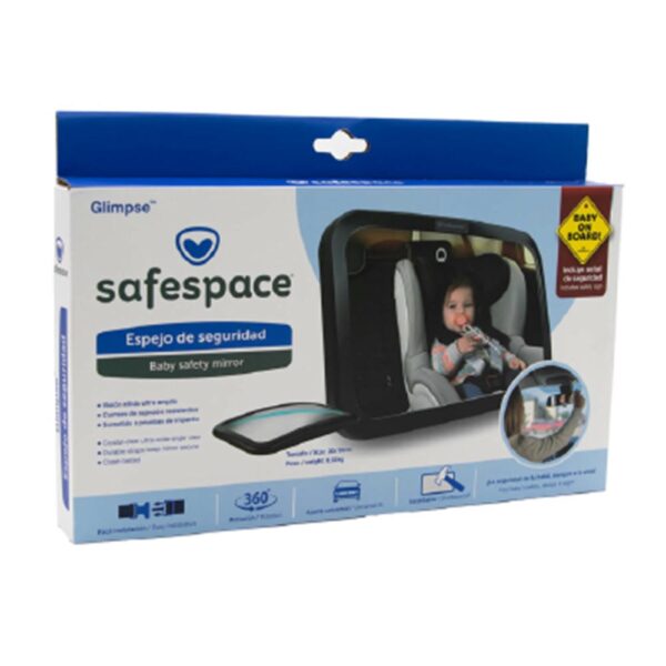 Espejo de Seguridad para Auto 30x19 cm Safespace