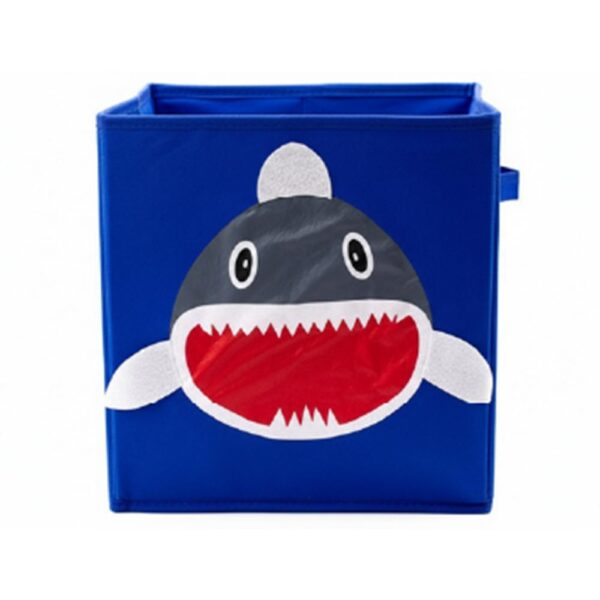 Cubo Plegable de Almacenamiento Genial Azul Tiburón
