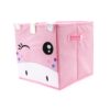 Cubo Plegable de Almacenamiento Genial Rosa Unicornio caja