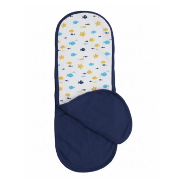 Paños para Reflujo Genial x 2u. Azul Marino Peces parte