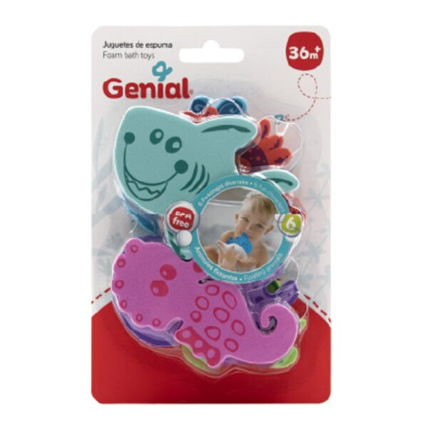 Juguete de Fomix para Baño 6 Piezas Genial 36M+