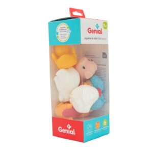Juguete para Bebés de Baño x 6 Piezas Genial Animales de Granja 9M+