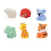 Juguete para Bebés de Baño x 6 Piezas Genial Animales de Selva 9M+ juguetes