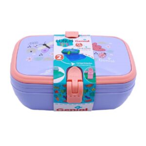 Lonchera de 2 Compartimentos Genial Morado