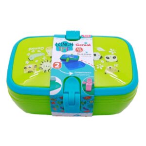 Lonchera de 2 Compartimentos Genial Verde