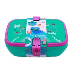 Lonchera de 2 Compartimentos Genial Turquesa