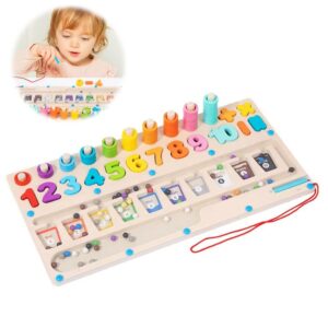 Juego Encajable Y Laberinto Números 42*21cm Úpale miniatura