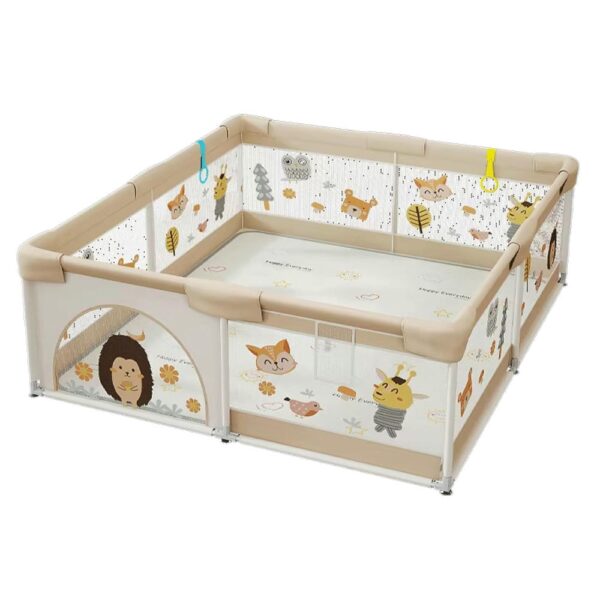 Corral Para Bebé Funkids Puerco Espin Beige 120x160 Cm Úpale