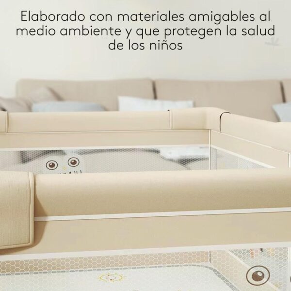 Corral Para Bebé Funkids Puerco Espin Beige 120x160 Cm Úpale elaborado