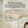 Corral Para Bebé Funkids Puerco Espin Beige 120x160 Cm Úpale material