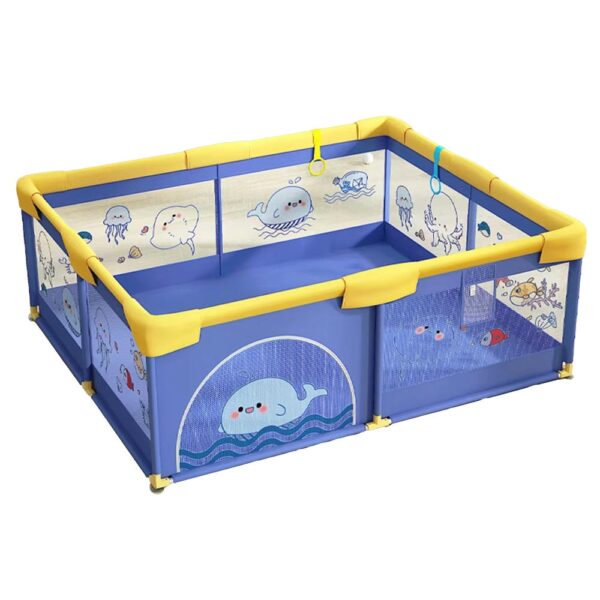 Corral Para Bebé Funkids Marino Azul 150x180 Cm Úpale