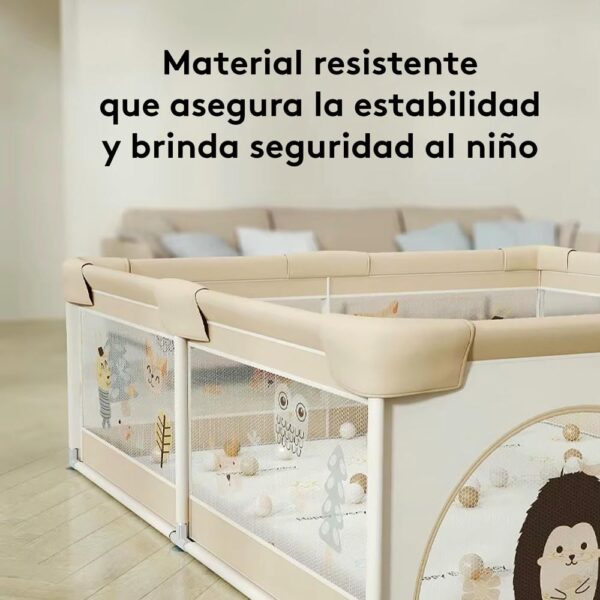 Corral Para Bebé Funkids Cuerpo Espin Beige 150x180 Cm Úpale material