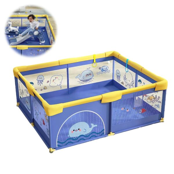 Corral Para Bebé Funkids Marino Azul 180x200 Cm Úpale miniatura