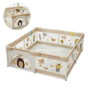 Corral Para Bebé Funkids Cuerpo Espin Beige 180x200 Cm Úpale miniatura