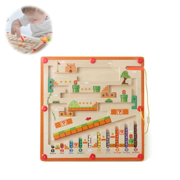 Juego Laberinto De Madera Super Mario Bros Úpale miniatura