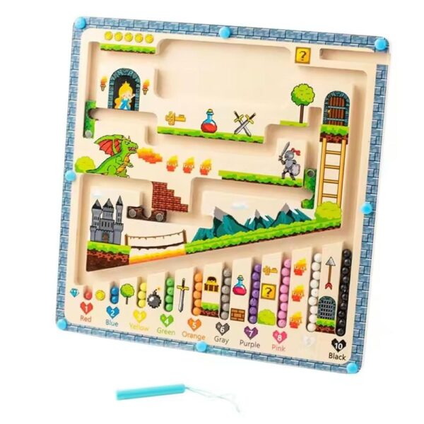 Juego Laberinto De Madera Castillo Úpale