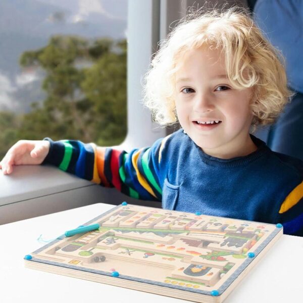 Juego Laberinto De Madera Castillo Úpale uso