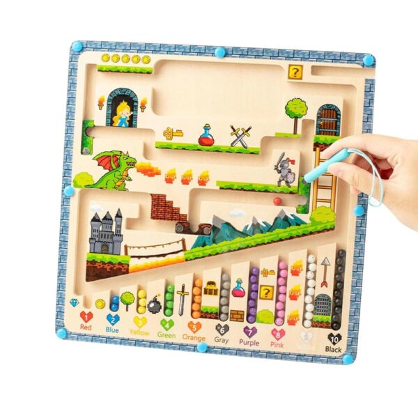 Juego Laberinto De Madera Castillo Úpale tablero solo