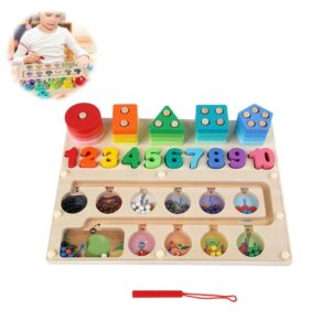 Juego Encajable Y Laberinto Y Números 30*22 Cm Úpale miniatura