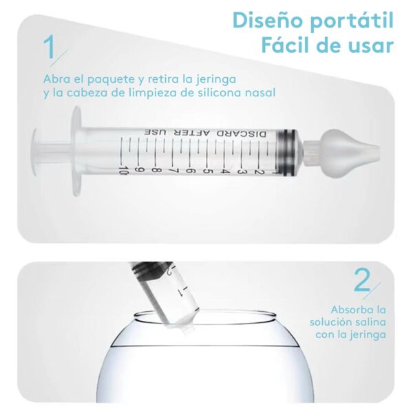 Jeringa Para Lavado Nasal Bebé X2 Úpale diseño