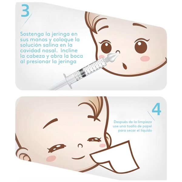 Jeringa Para Lavado Nasal Bebé X2 Úpale proceso