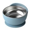 Bowl / Plato Para Bebés De Acero Inoxidable Celeste Úpale