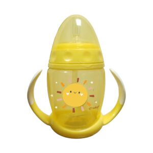 Taza Babys Boquilla de Silicón y Sorbete 7onz 6M+ Sol Amarillo nuevo diseño